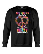 Old hippie don't die Crewneck Sweatshirt thumbnail