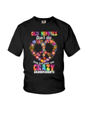 Old hippie don't die Youth T-Shirt thumbnail