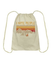 I hate people CP01 Drawstring Bag thumbnail