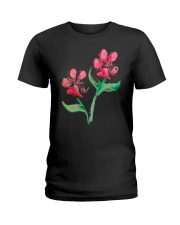 Dog - Flower 01 Ladies T-Shirt thumbnail