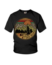 I hate people camping hiking Youth T-Shirt thumbnail