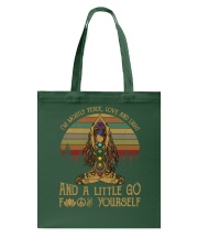 Im mostly peace Tote Bag thumbnail