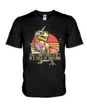 Be a unicornasaurus rex-Unicorns V-Neck T-Shirt thumbnail