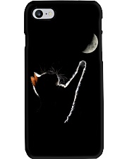 Cat Chasing The Moon Phone Case thumbnail