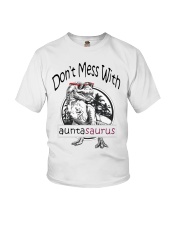 Don't mess with auntasaurus Youth T-Shirt thumbnail