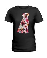 All You Need Is Love A Lab Ladies T-Shirt thumbnail