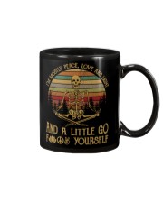 I am mostly peace love and light Mug thumbnail