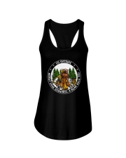 Go ouside - A bear kills you 2 Ladies Flowy Tank thumbnail