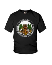 Go ouside - A bear kills you 2 Youth T-Shirt thumbnail