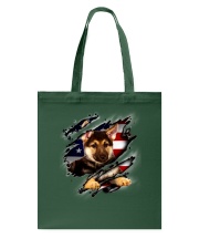 German Shepherd Flag America Tote Bag thumbnail