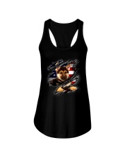 German Shepherd Flag America Ladies Flowy Tank thumbnail