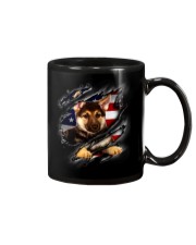 German Shepherd Flag America Mug thumbnail