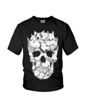 Bull Terrier Skull Youth T-Shirt thumbnail