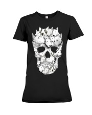 Bull Terrier Skull Premium Fit Ladies Tee thumbnail