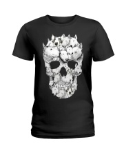 Bull Terrier Skull Ladies T-Shirt thumbnail