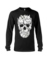 Bull Terrier Skull Long Sleeve Tee thumbnail