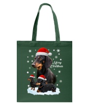Dachshund Christmas Tote Bag thumbnail