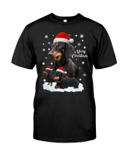 Dachshund Christmas Classic T-Shirt front