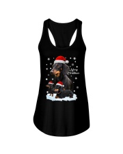 Dachshund Christmas Ladies Flowy Tank thumbnail