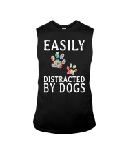 Easily - Dogs - Distracted Sleeveless Tee thumbnail