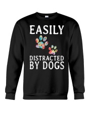 Easily - Dogs - Distracted Crewneck Sweatshirt thumbnail