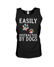 Easily - Dogs - Distracted Unisex Tank thumbnail