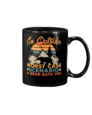 Go outside - Worst case scenario - a bear eats you Mug thumbnail