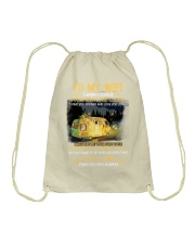 To My Wife - I Love You Drawstring Bag thumbnail