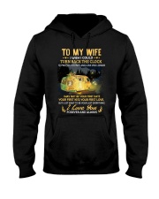 To My Wife - I Love You Hooded Sweatshirt thumbnail