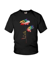 Let It Be Flowers Youth T-Shirt thumbnail