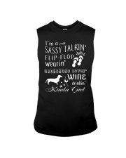 Dachshund - Flip Flop Kinda Sleeveless Tee thumbnail