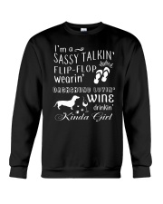 Dachshund - Flip Flop Kinda Crewneck Sweatshirt thumbnail