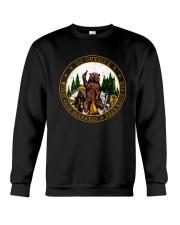 Go ouside - A bear kills you Crewneck Sweatshirt thumbnail