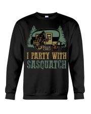 I party with sasquatch Crewneck Sweatshirt thumbnail