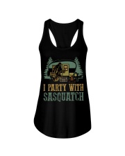 I party with sasquatch Ladies Flowy Tank thumbnail