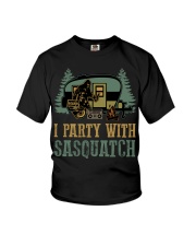 I party with sasquatch Youth T-Shirt thumbnail