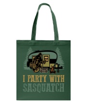 I party with sasquatch Tote Bag thumbnail
