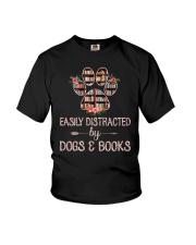 Dog - Books - Easily Youth T-Shirt thumbnail