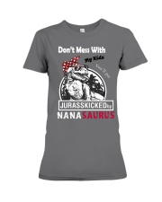 Don't mess with auntasaurus Premium Fit Ladies Tee thumbnail