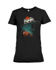 Camping - Girl Premium Fit Ladies Tee thumbnail