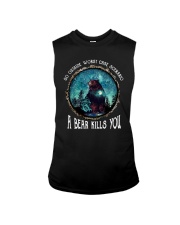 Go ouside - A bear kills you 3 Sleeveless Tee thumbnail
