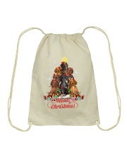 Dogs - Merry Christmas Drawstring Bag thumbnail