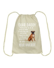 Dear Boxer Daddy Drawstring Bag thumbnail