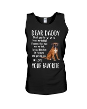 Dear Boxer Daddy Unisex Tank thumbnail