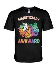 Majestically Awkward V-Neck T-Shirt thumbnail