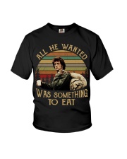 All he wanted-Was something to eat Youth T-Shirt thumbnail