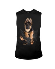 German Shepherd In Pocket Sleeveless Tee thumbnail