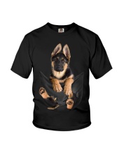 German Shepherd In Pocket Youth T-Shirt thumbnail