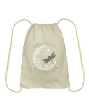 Stay wild moon child Drawstring Bag thumbnail