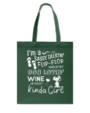 Flip Flop - Dog Lovin - Kinda Girl Tote Bag thumbnail